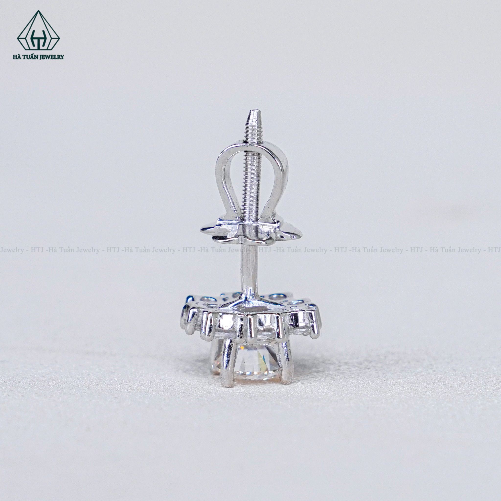  EX434 5mm Bông tai vuông 