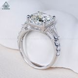  R963 Nhẫn nữ Asscher 9*9mm 