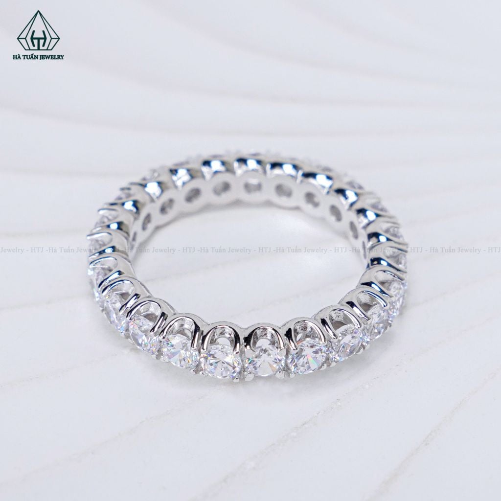 RX522 Nhẫn nữ Full đá CZ 3mm