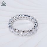  RX522 Nhẫn nữ Full đá CZ 3mm 