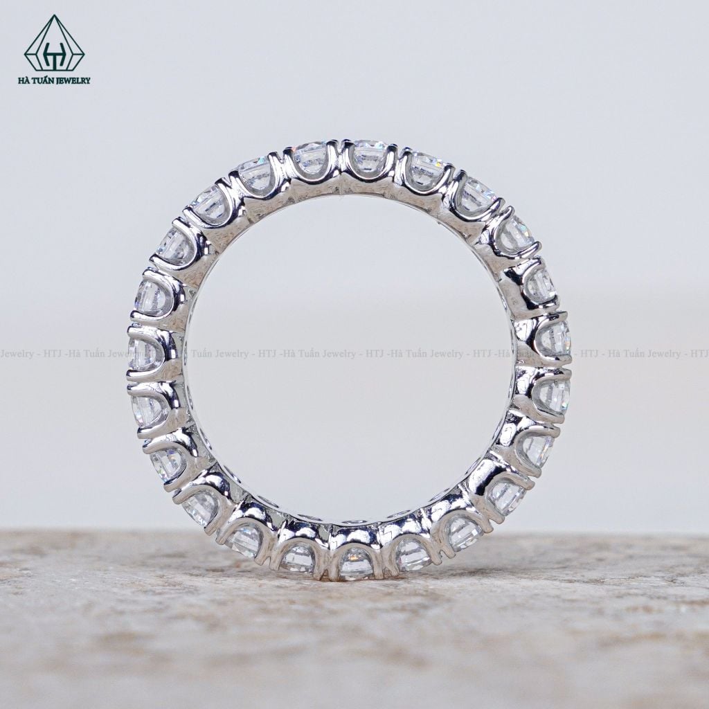 RX522 Nhẫn nữ Full đá CZ 3mm