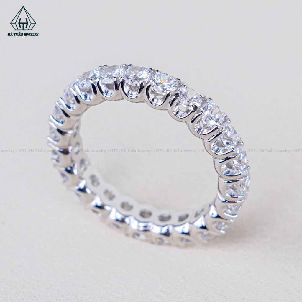 RX522 Nhẫn nữ Full đá CZ 3mm
