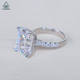  R962 Nhẫn nữ Emerald 10*12 