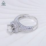  RX526 6.5mm Nhẫn nữ viền tròn 