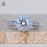  RX526 6.5mm Nhẫn nữ viền tròn 