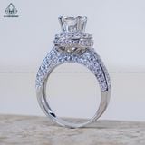  RX526 6.5mm Nhẫn nữ viền tròn 