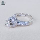  RX526 6.5mm Nhẫn nữ viền tròn 