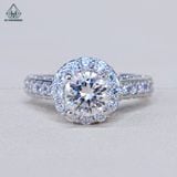  RX526 6.5mm Nhẫn nữ viền tròn 