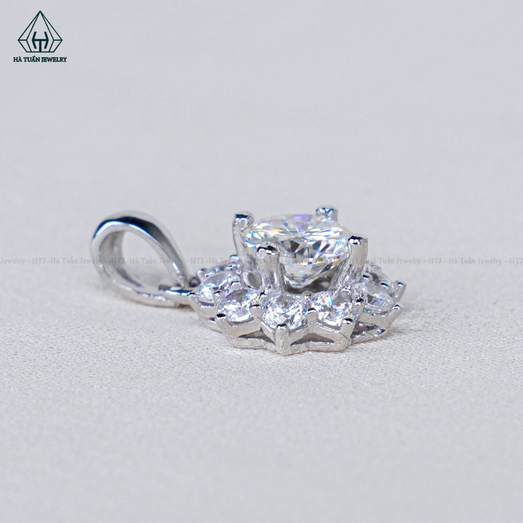 PX235 6.5mm Mặt dây chuyền hoa nhọn