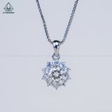  PX235 6.5mm Mặt dây chuyền hoa nhọn 