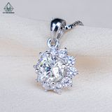  PX235 6.5mm Mặt dây chuyền hoa nhọn 