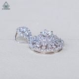  PX238 4.5mm Mặt dây chuyền hoa đá 