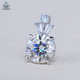  PX131 10mm Mặt dây chuyền đá phối baguette 