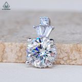  PX131 10mm Mặt dây chuyền đá phối baguette 