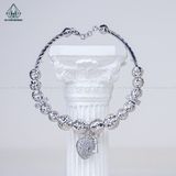  B942 Lắc tay bi charm ổ khoá 