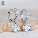  E041 Bông tai khoen cushion 