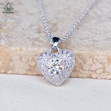  N651 Dây mặt liền trái tim chủ MOIS 4mm (không mã cạnh) 