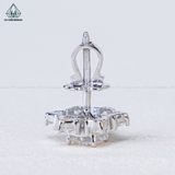  EX442 5mm Bông tai hoa đá 6 cánh 