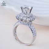  RX527 7mm FULL MOIS Nhẫn nữ vuông 