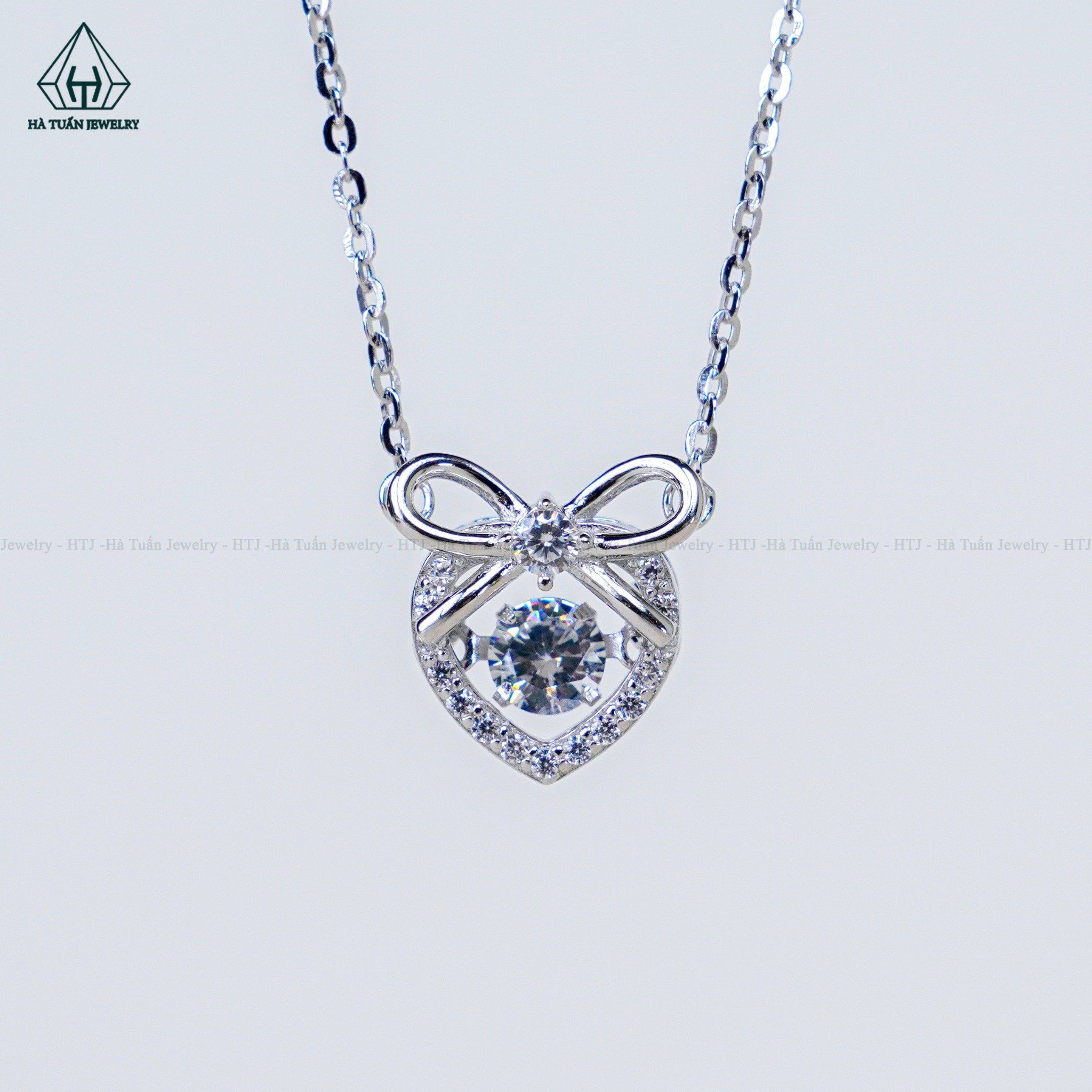  N655 Dây mặt liền tim nơ 