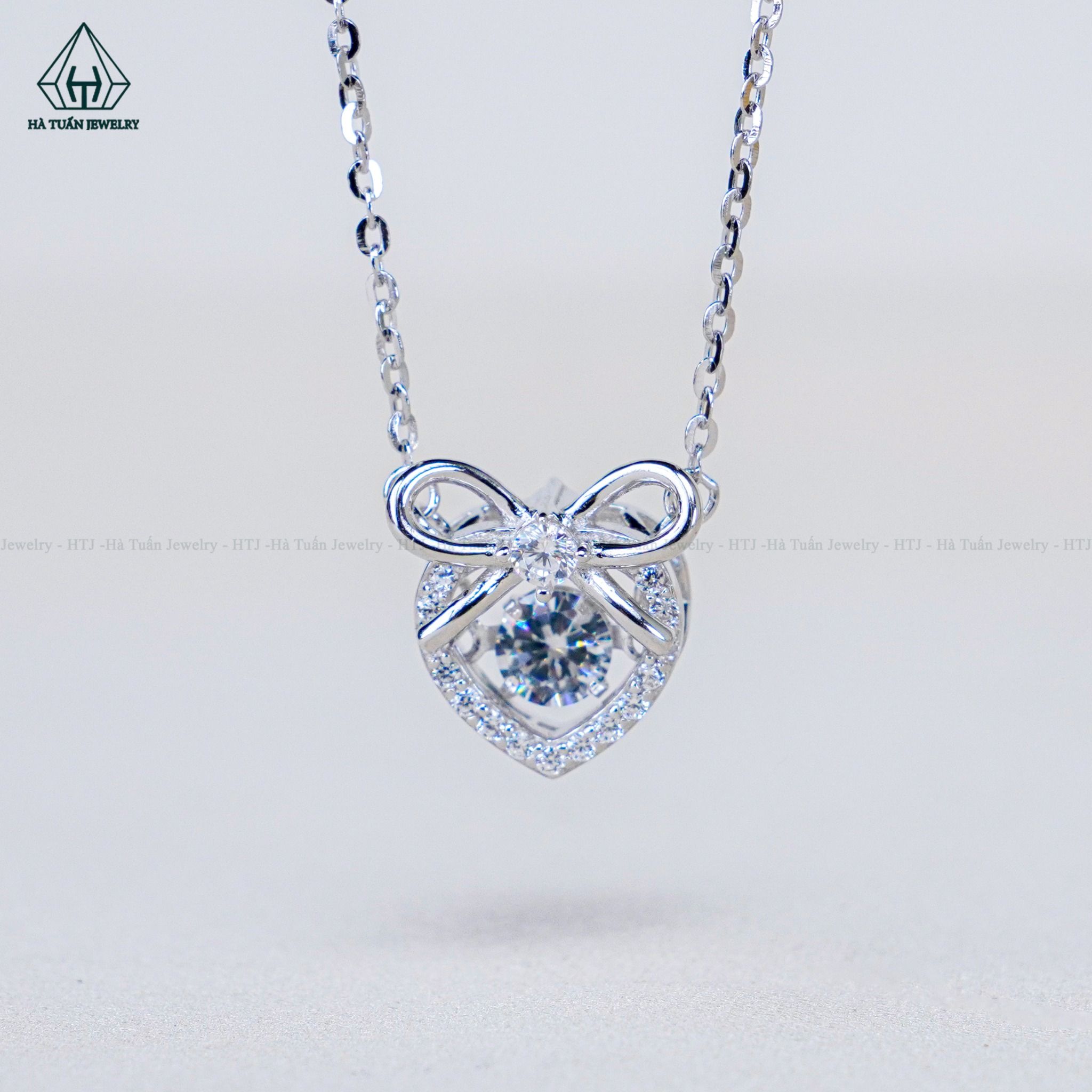  N655 Dây mặt liền tim nơ 