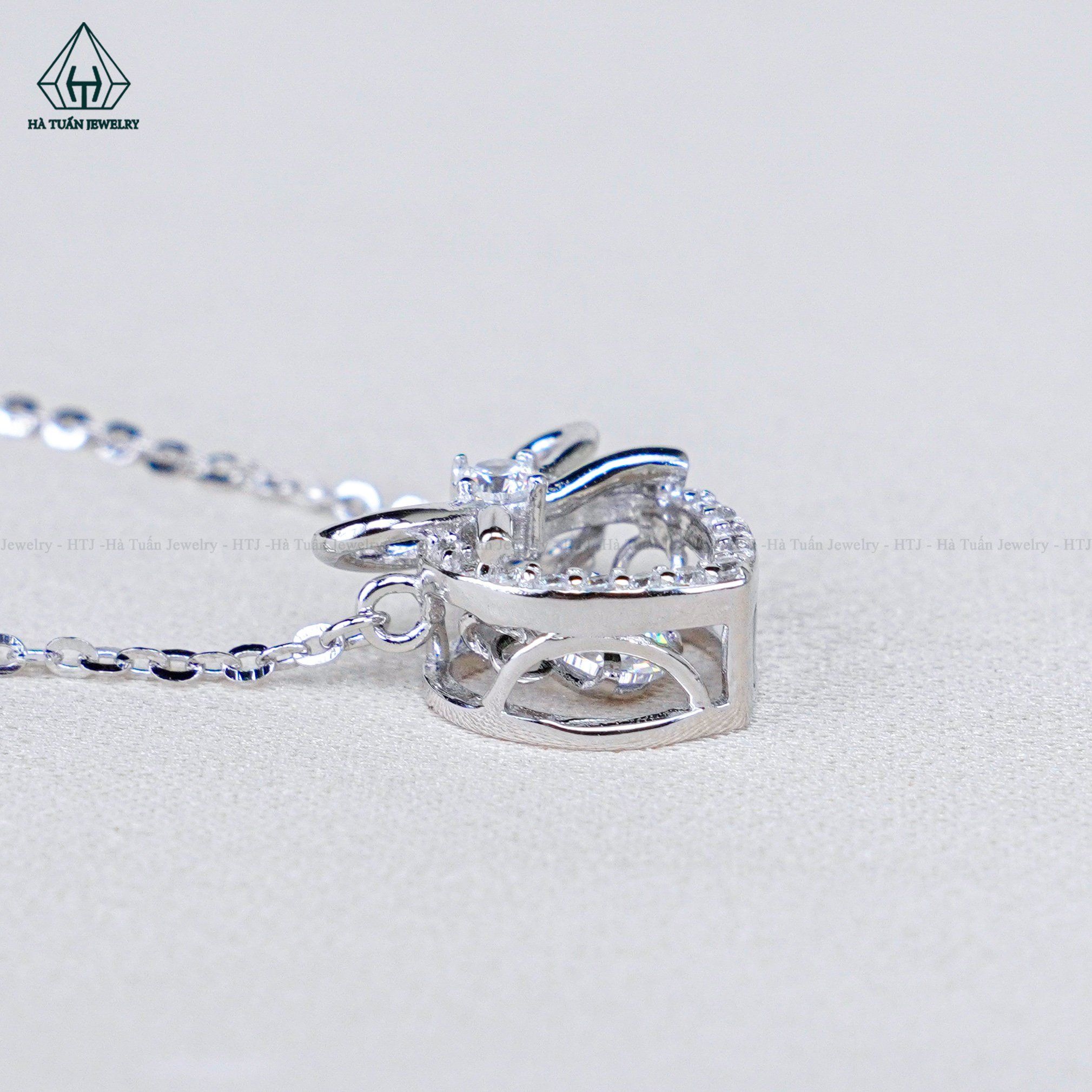  N655 Dây mặt liền tim nơ 