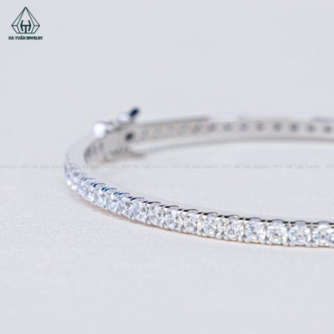 B957 Vòng tay full đá cz 2mm
