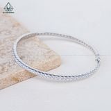 B957 Vòng tay full đá cz 2mm 