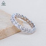  RX522 2.5mm Nhẫn nữ Full đá CZ 