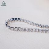  B959 4mm Lắc tay full đá hạt thóc 