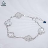  B869 Lắc tay van đá trắng 