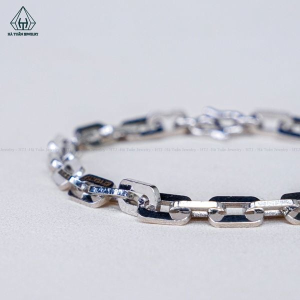  B090 Lắc tay xích chữ nhật 