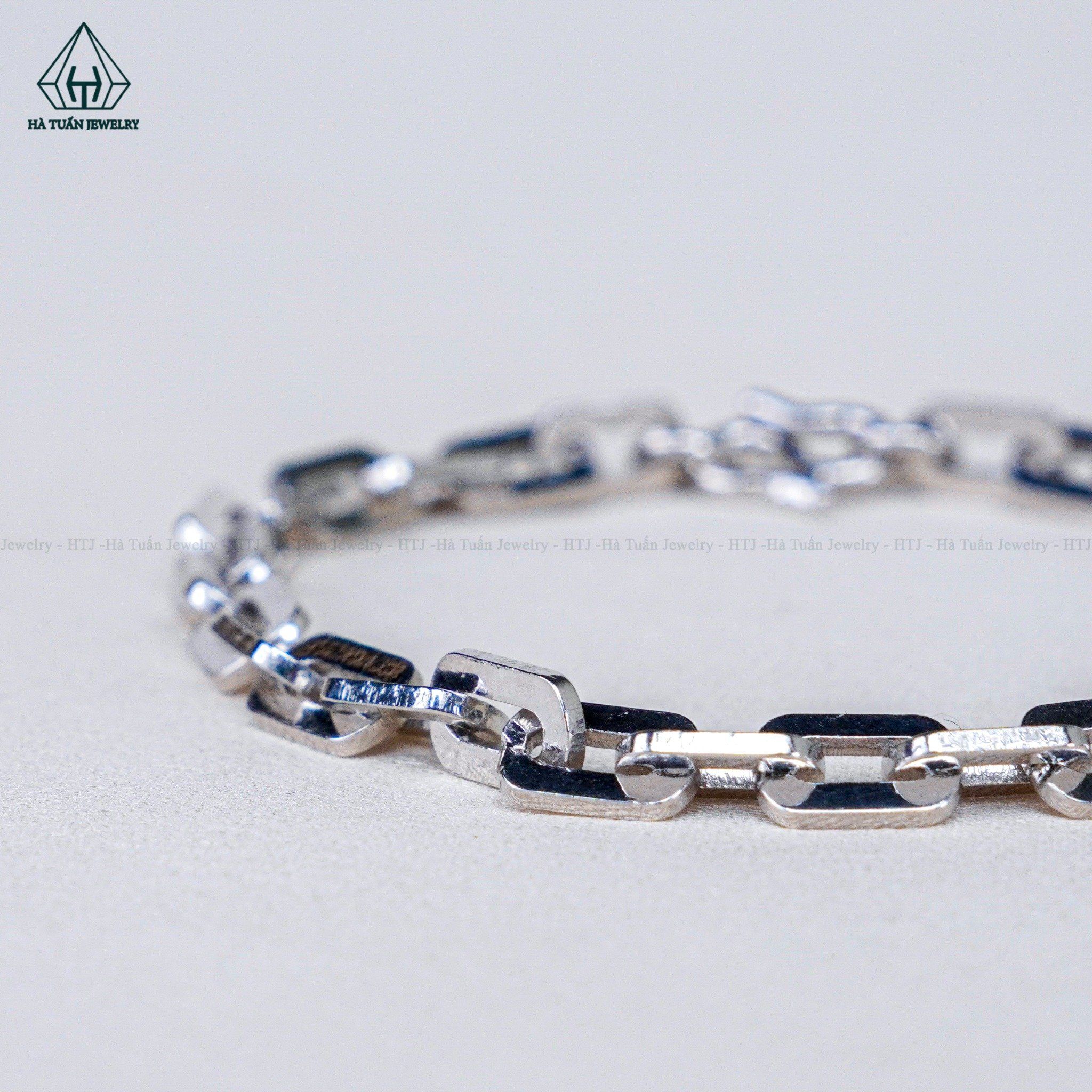  BB072 Lắc tay xích chữ nhật 