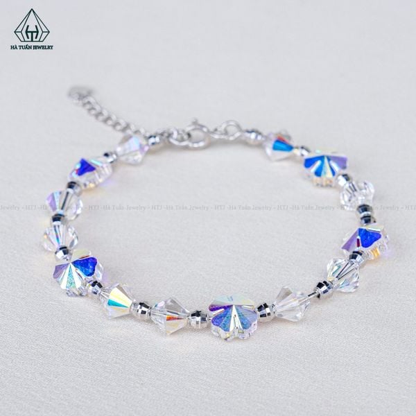  B977 Vòng tay pha lê 