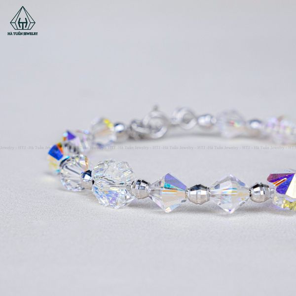 B977 Vòng tay pha lê 