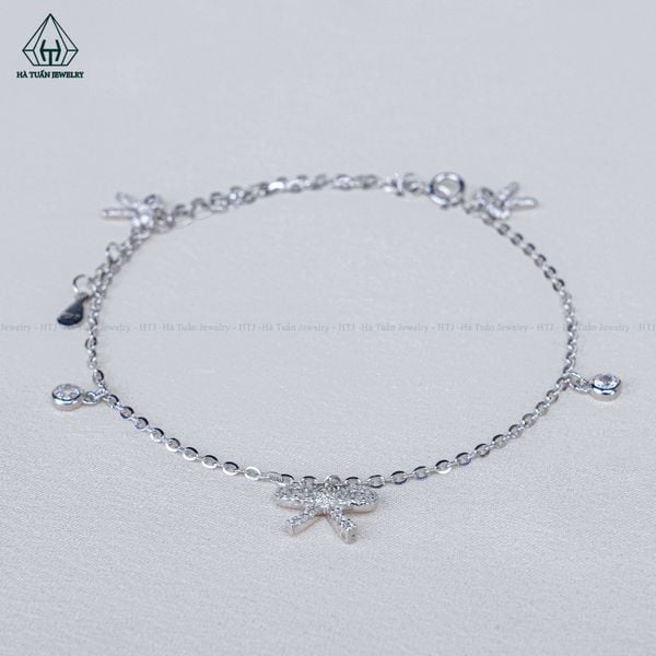  A438 Lắc chân nơ đá 