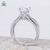  RX529 7mm Nhẫn nữ 2 hàng đá chìm 