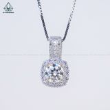  PX242 8.1mm Mặt dây chuyền halo vuông 