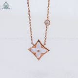  N505 Dây chuyền L.V xi vàng hồng 