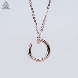  N506 Dây chuyền đinh xi vàng hồng 