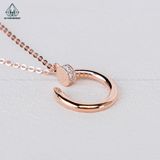  N506 Dây chuyền đinh xi vàng hồng 