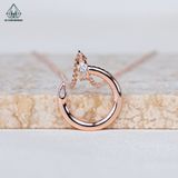  N506 Dây chuyền đinh xi vàng hồng 