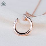  N506 Dây chuyền đinh xi vàng hồng 