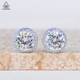  EX048 Bông tai chủ MOIS 8.1mm (không mã cạnh) 