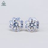  EX098 6mm Bông tai hoa V 