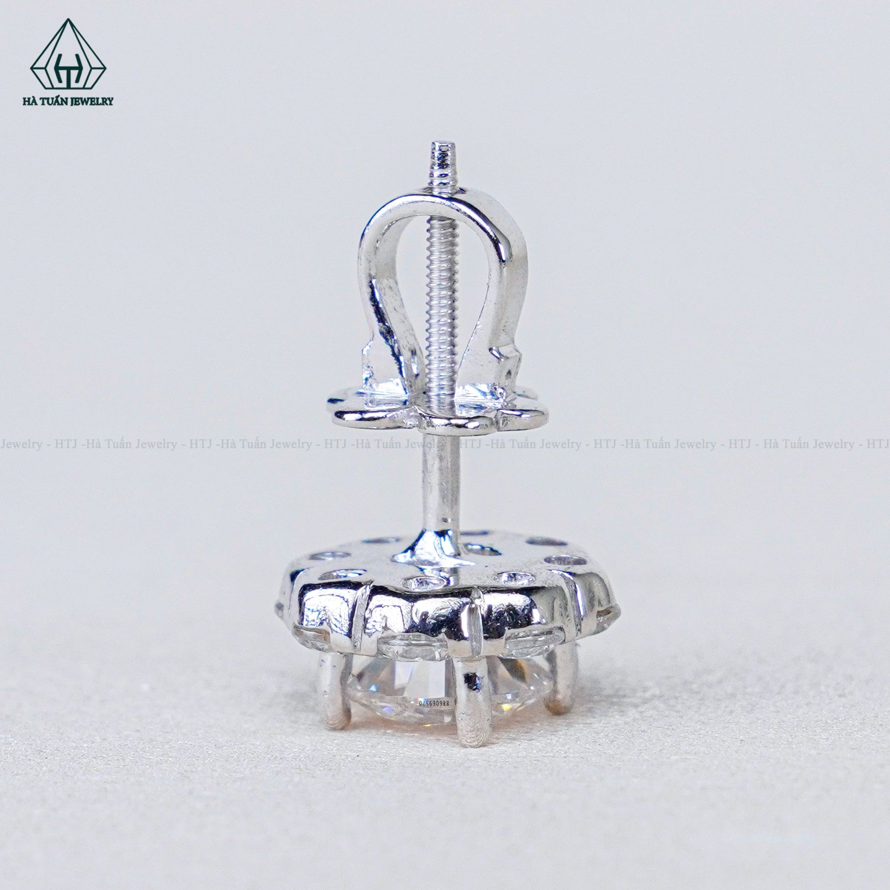  EX098 6mm Bông tai hoa V 