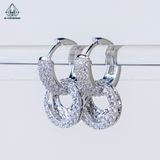  E056 Bông tai khoen đá móc máy 