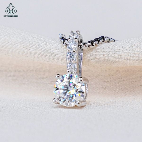  PX091 5-6-6.3mm Mặt dây 1 viên đá 