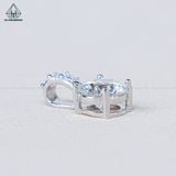  PX091 5-6-6.3mm Mặt dây 1 viên đá 