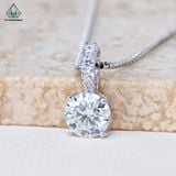  PX091 5-6-6.3mm Mặt dây 1 viên đá 
